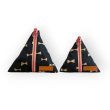 画像1: ▲ＴＲＩＡＮＧＬＥ▲　poopooＢＡＧ　black ribbon (1)