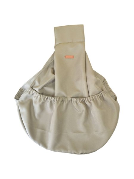 画像1: 【DOG SLINGBAG】BEIGE　綿麻 (1)